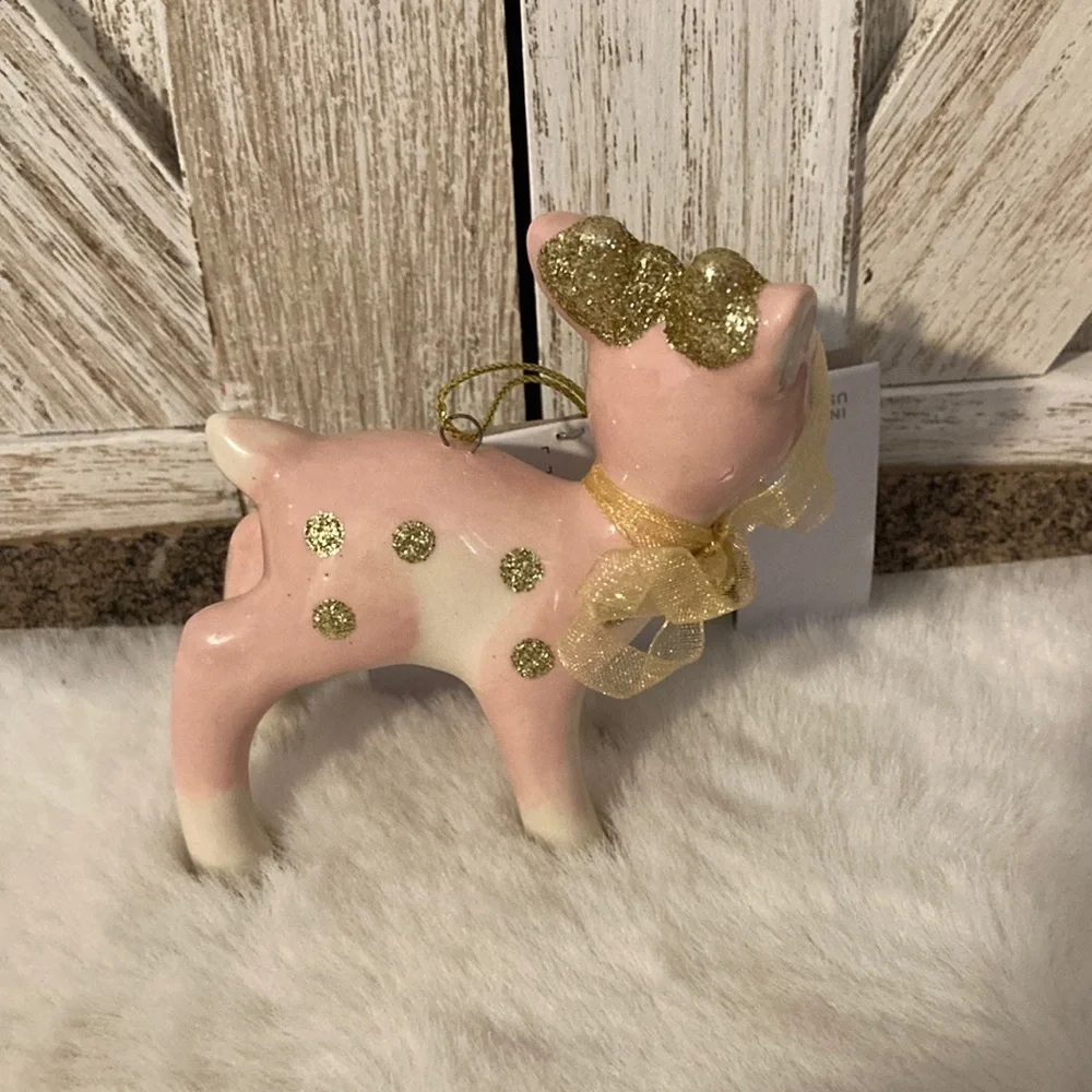 Target 2022 Wondershop Ceramic Deer Ornament